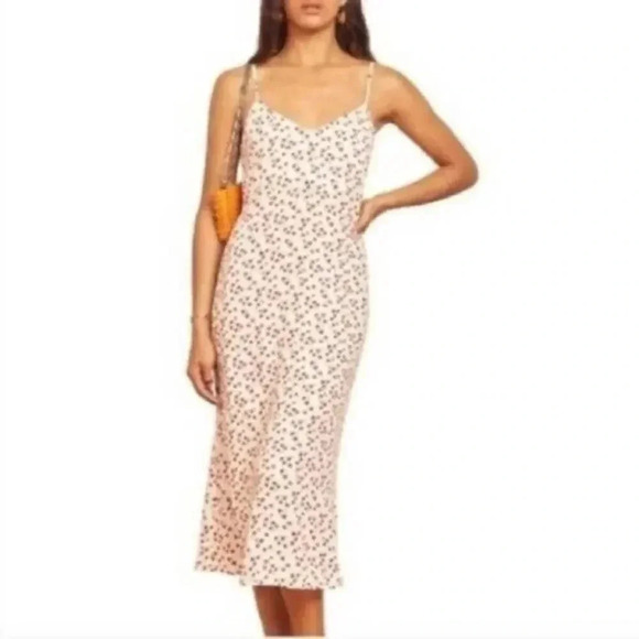 Reformation Boston Dress in Sophia Floral Midi Dress B407 - Picture 2 of 8